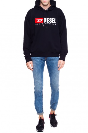 Logo-embroidered sweatshirt, zdjęcie 2 Logo-embroidered sweatshirt od Diesel